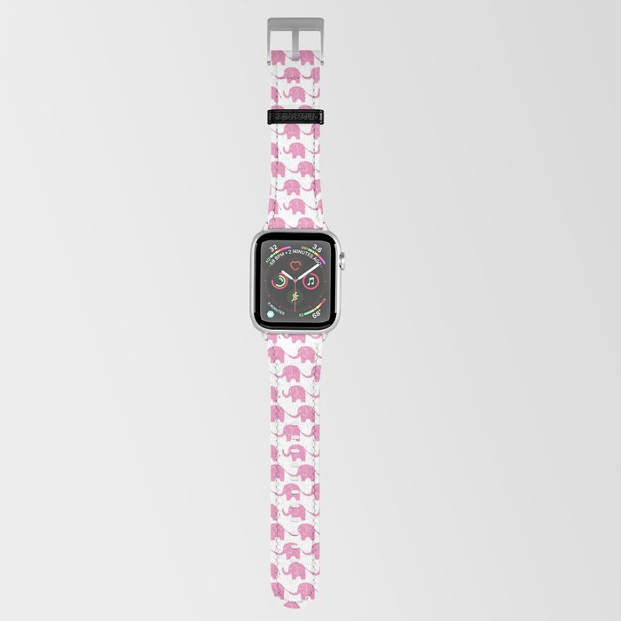 Pink Elephant Parade Apple Watch Band by Wellington Boot Society6