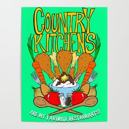 Country Kitchens Poster