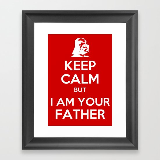 Keep Calm Framed Art Print