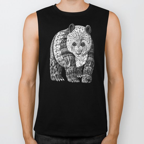 Panda Biker Tank