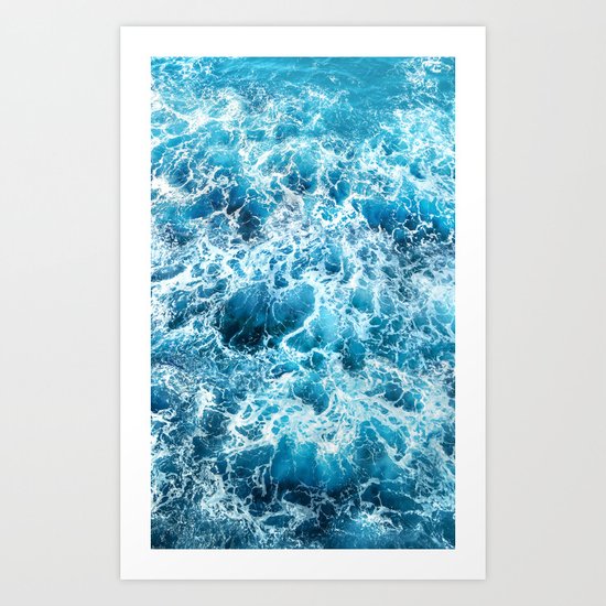 Ocean's heart - LOVE IS. Art Print