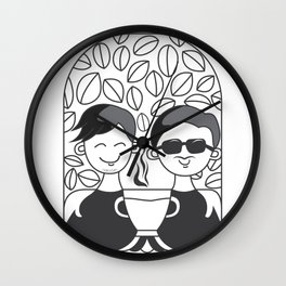 Friends Forever Wall Clock