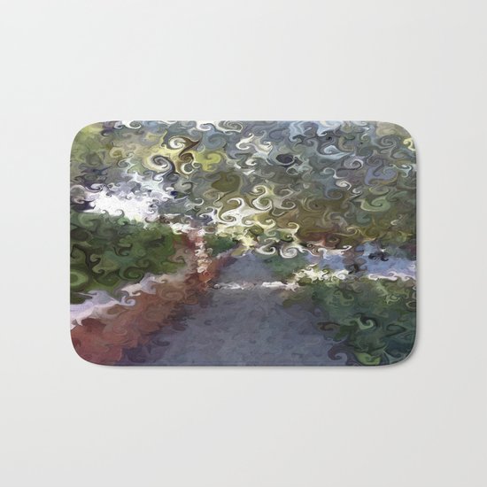 City Sidewalk, Afternoon Bath Mat