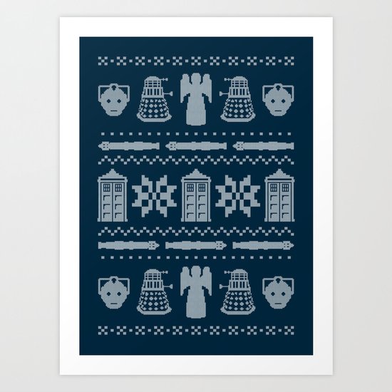 Who's Sweater Art Print