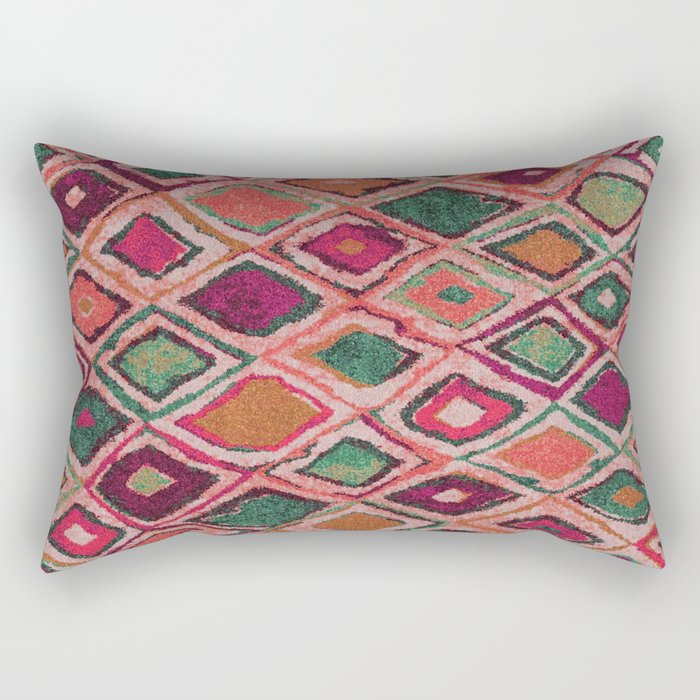 Moroccan Boho Style Artwork A11 Rectangular Pillow