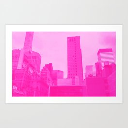 Pink NYC Art Print