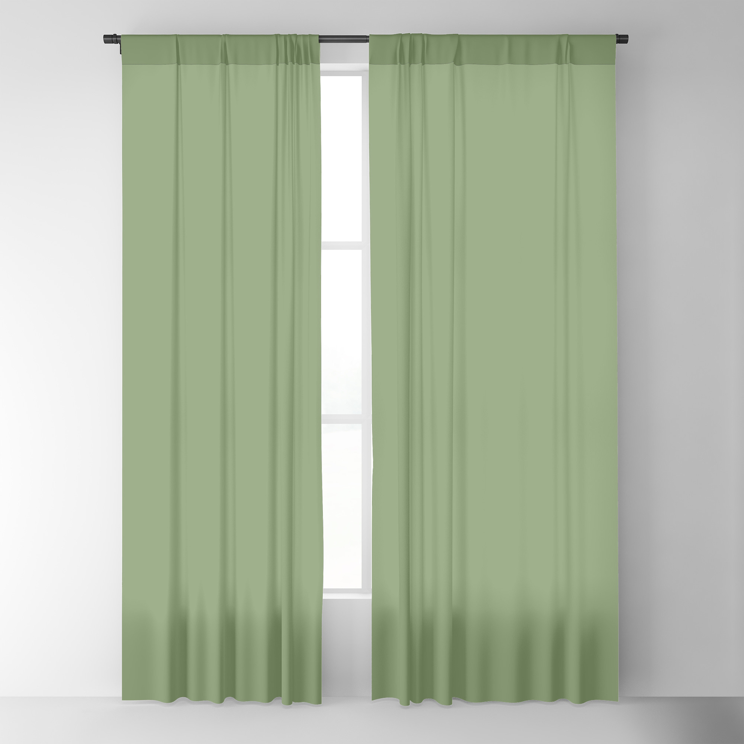 sage green curtains eyelet