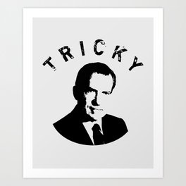Tricky Dick - Richard Nixon Graphic Art Print