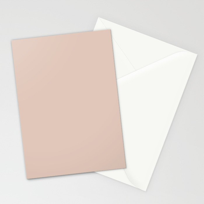 Behr Paint Sand Dance Light Pink S190-2 Trending Color 2019 - Solid Color Stationery Cards by ...