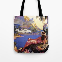 Tropical Island Travel Tote Bag