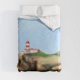 Algarve landscape Comforters