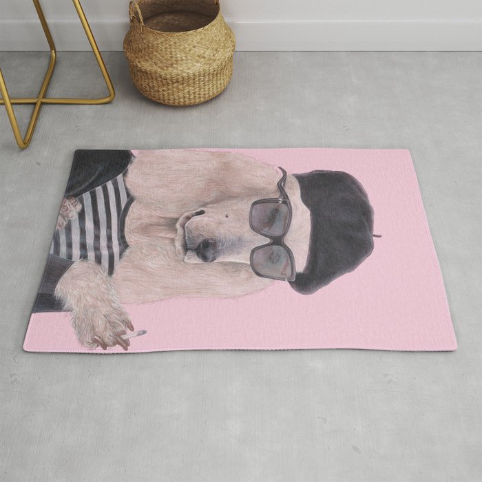 French Poodle Rug