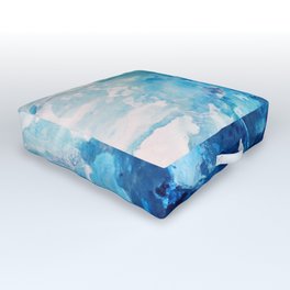 SEAGODDESS Outdoor Floor Cushion | Original, 2D, Textile, Artist, Abstract, Painting, Artlover, Art, Acrylic, Canada 