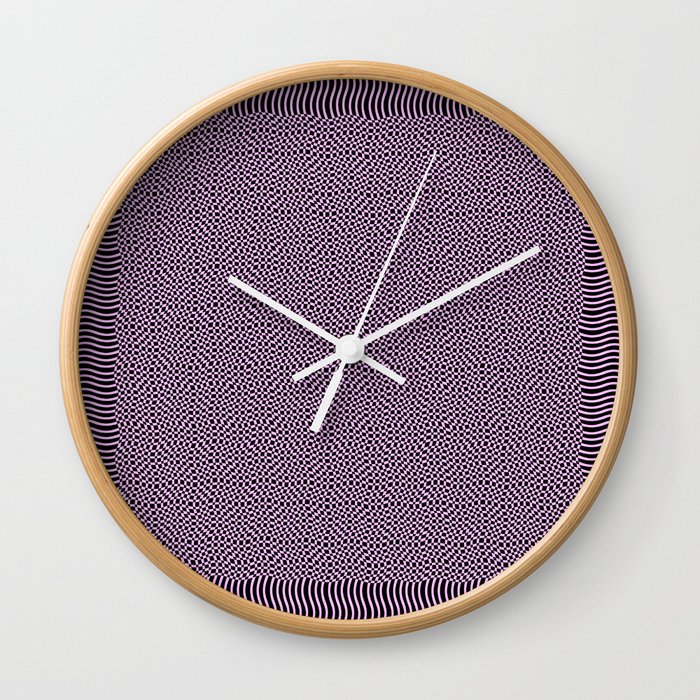Grandma's Knitting Pattern Wall Clock