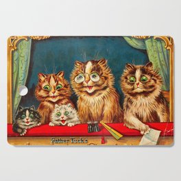 Days in Catland with Louis Wain, Father Tuck's Panorama by Louis Wain Cutting Board