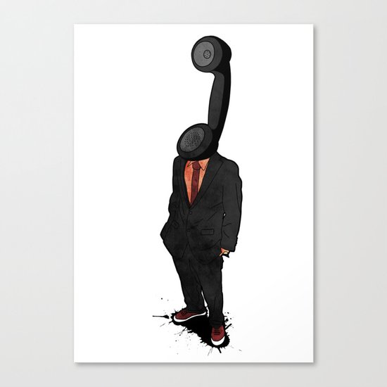 Headphone Canvas Print