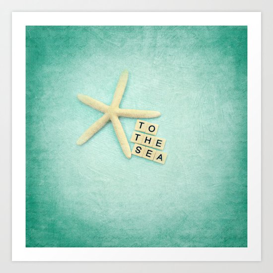 to the sea Art Print