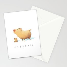 Capybara Stationery Cards