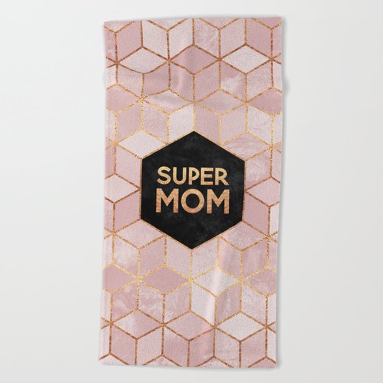 Supermom Beach Towel