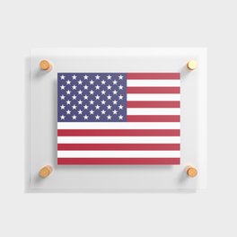 USA flag Floating Acrylic Print