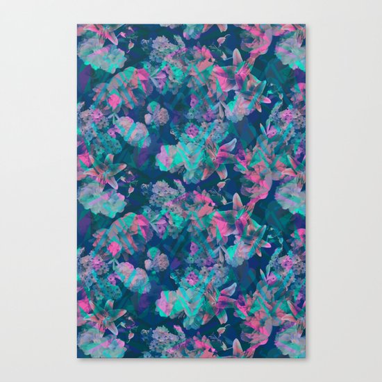Geometric Floral Canvas Print