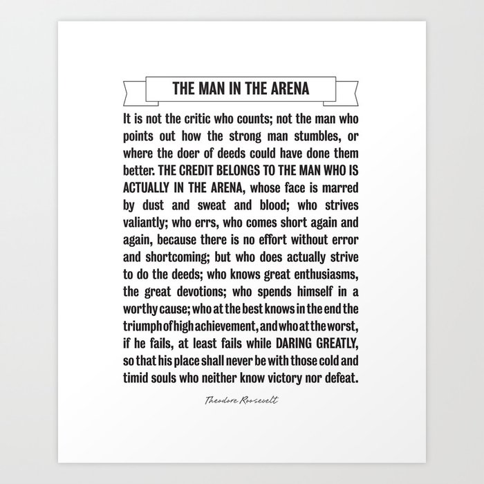Theodore Roosevelt Quotes Brene Brown Quotes All 4