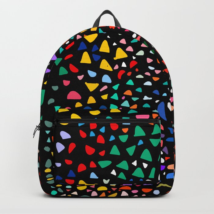 Abstract Confetti Terrazzo Colorful Pattern Art Decoration Backpack