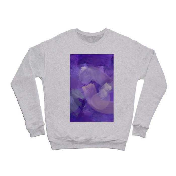 Abstrarium #35 Delights Of Time Abstract Painting Crewneck Sweatshirt