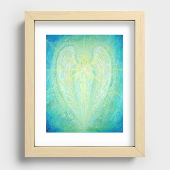 The Archangel Raphael - Angel of Healing Recessed Framed Print