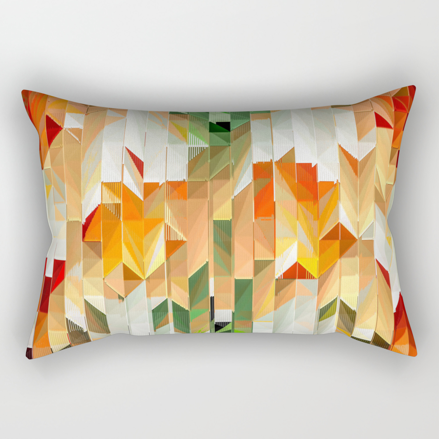 X-Large 28 x 20 Society6 Good Peaceful Morning by Flow Line on Rectangular Pillow 
