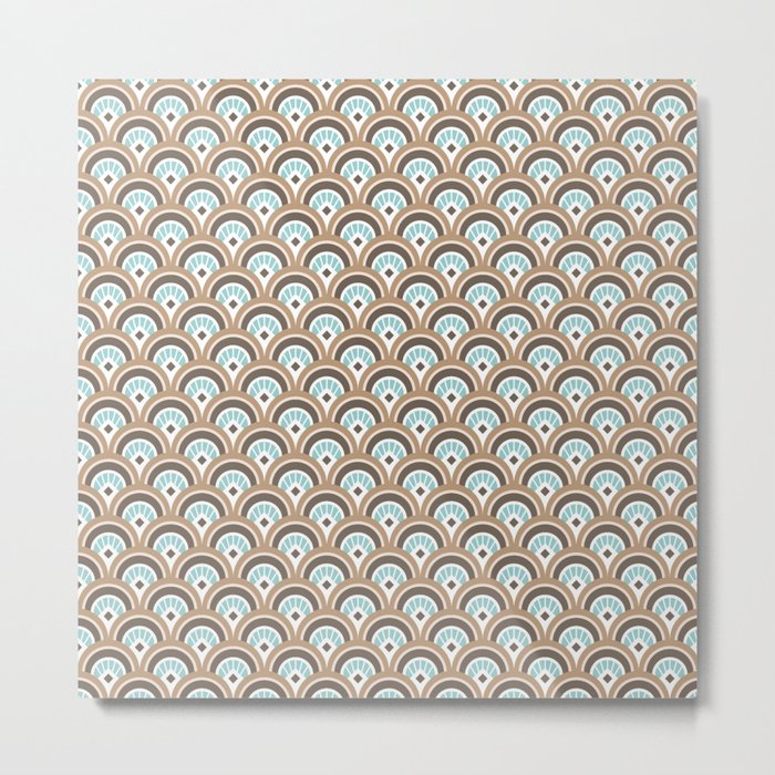 Art deco pattern Metal Print