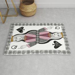 Queen of Spades Area & Throw Rug