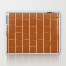 Desert Brown Tan Checkered Plaid Laptop Skin