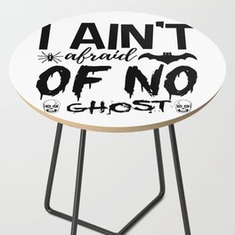 Halloween Quote Slogan Trick Or Treat Side Table