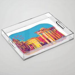Afternoon in Rome Acrylic Tray