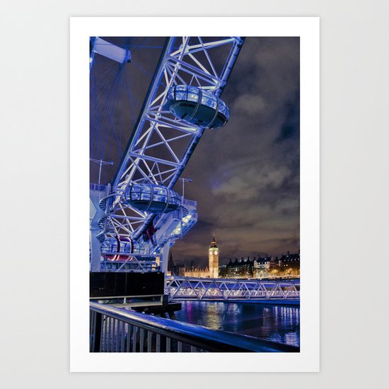 Big City Skyline Art Print