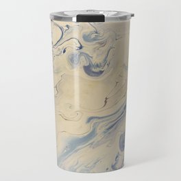 Abstract painting in fluid art technique Travel Mug