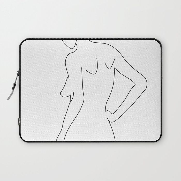 Woman By Line Laptop Sleeve