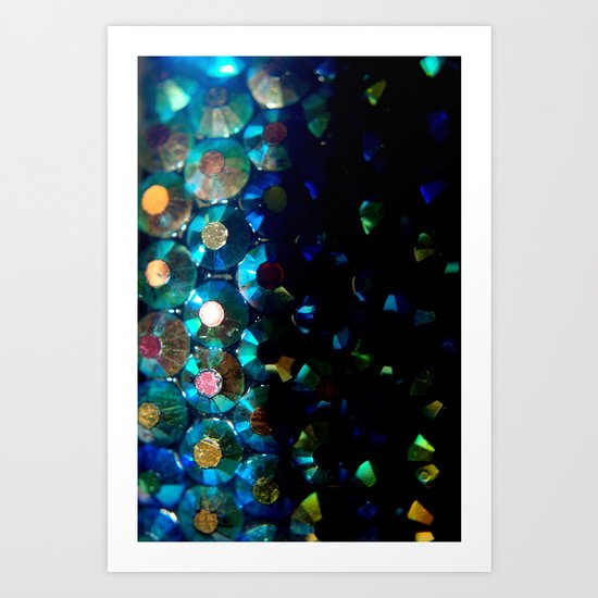 sparkle x fade Art Print