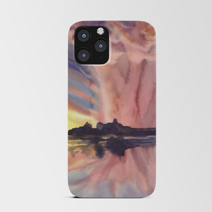 Ethereal Sunset Reflections by the Lake iPhone Card Case