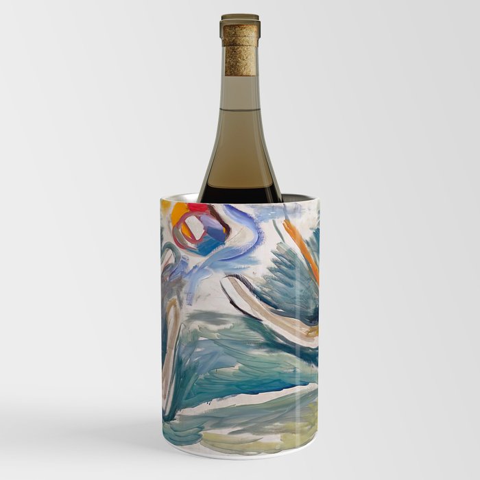 Edvard Munch - Meeting in Space Wine Chiller