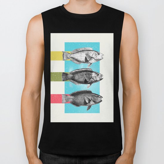 Fish Biker Tank