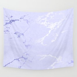 Very Peri 2022 Color Of The Year Periwinkle Marble Kintsugi Ceramic II Wall Tapestry