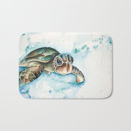 Sea Turtle Bath Mat