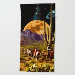 Space Cowboys Beach Towel