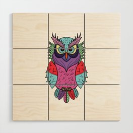 Owl Wood Wall Art