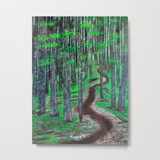 Forest Trail Metal Print