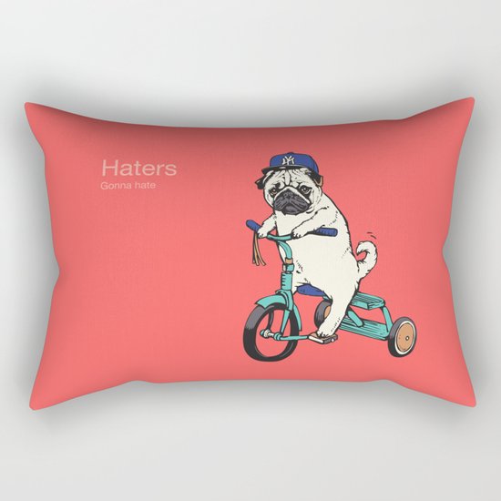 Haters Rectangular Pillow