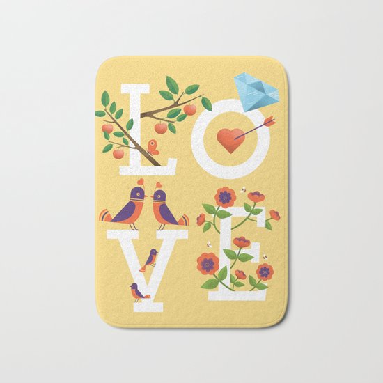Love Bath Mat