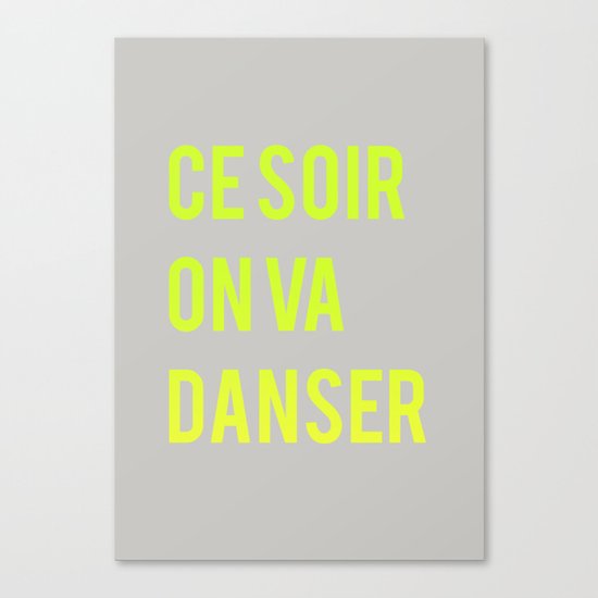 Danser Canvas Print